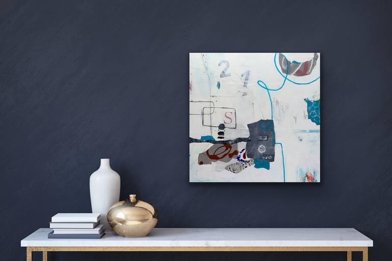Original Abstract Painting by Jean Lurssen