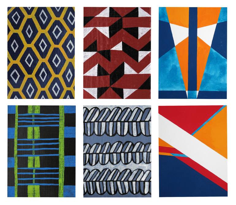 Original Abstract Patterns Painting by Molly Dilworth