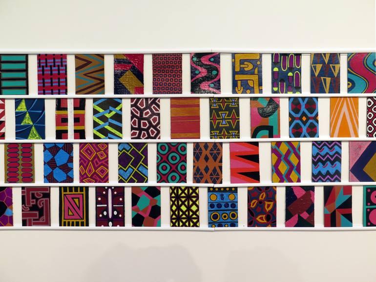 Original Folk Abstract Painting by Molly Dilworth