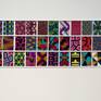 144 Pattern Paintings installed (detail)
