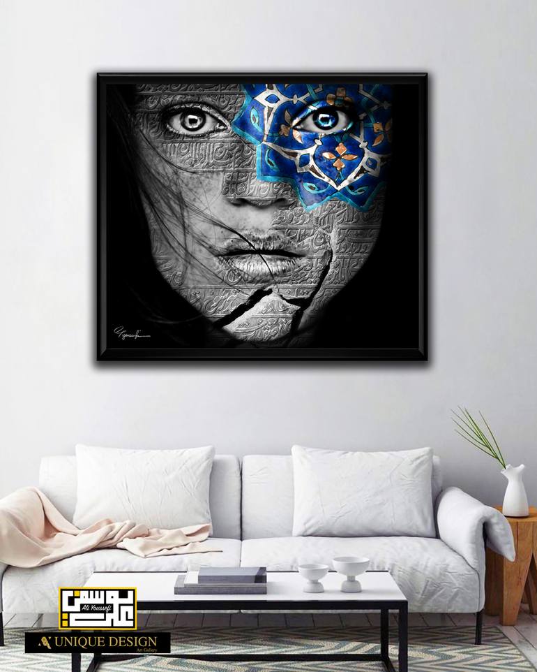 Original Art Deco People Mixed Media by Ali Yusuf