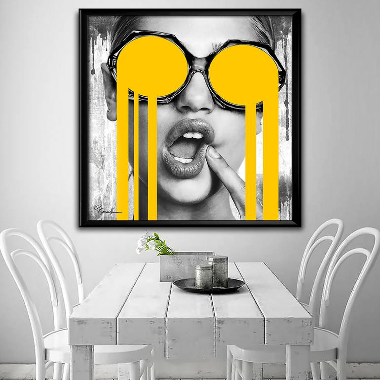 Original Art Deco Fashion Mixed Media by Ali Yusuf