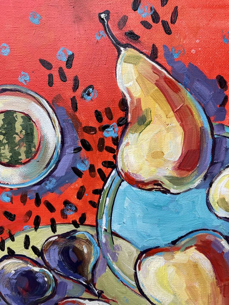 Original Abstract Still Life Painting by Kateryna Ivonina