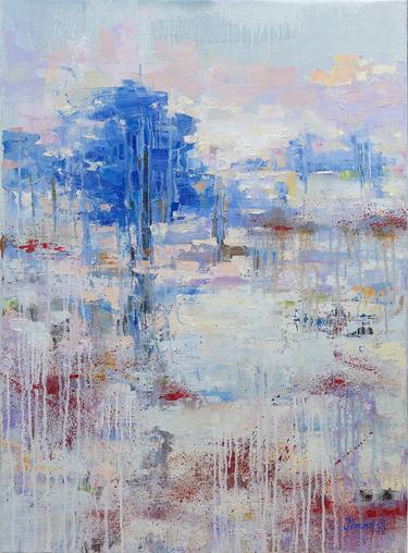Original Abstract Landscape Paintings by Kateryna Ivonina