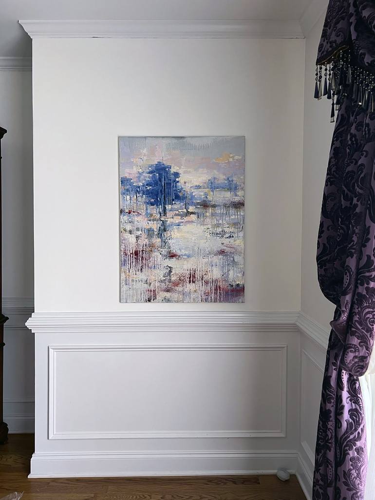 Original Abstract Landscape Painting by Kateryna Ivonina