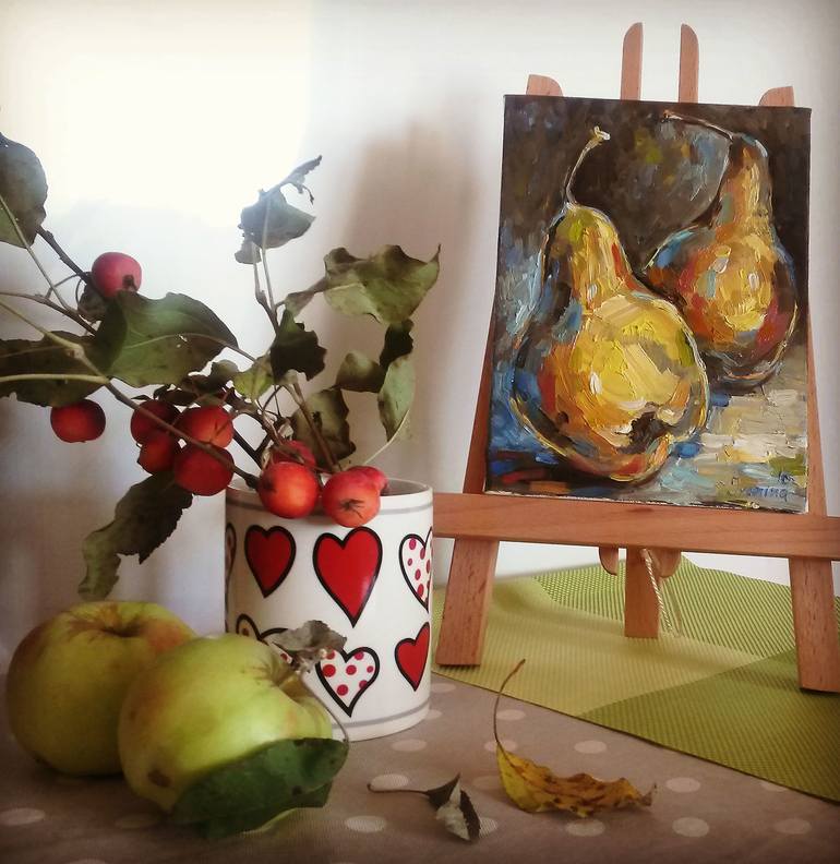 Original Impressionism Still Life Painting by Kateryna Ivonina