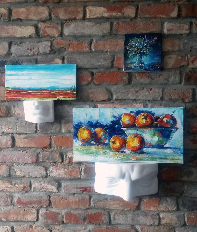 Original Impressionism Still Life Painting by Kateryna Ivonina