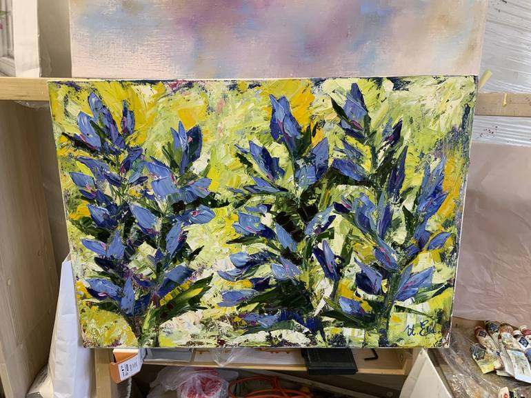 Original Impressionism Floral Painting by Kateryna Ivonina