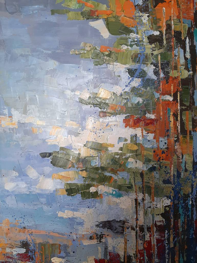 Original Impressionism Landscape Painting by Kateryna Ivonina
