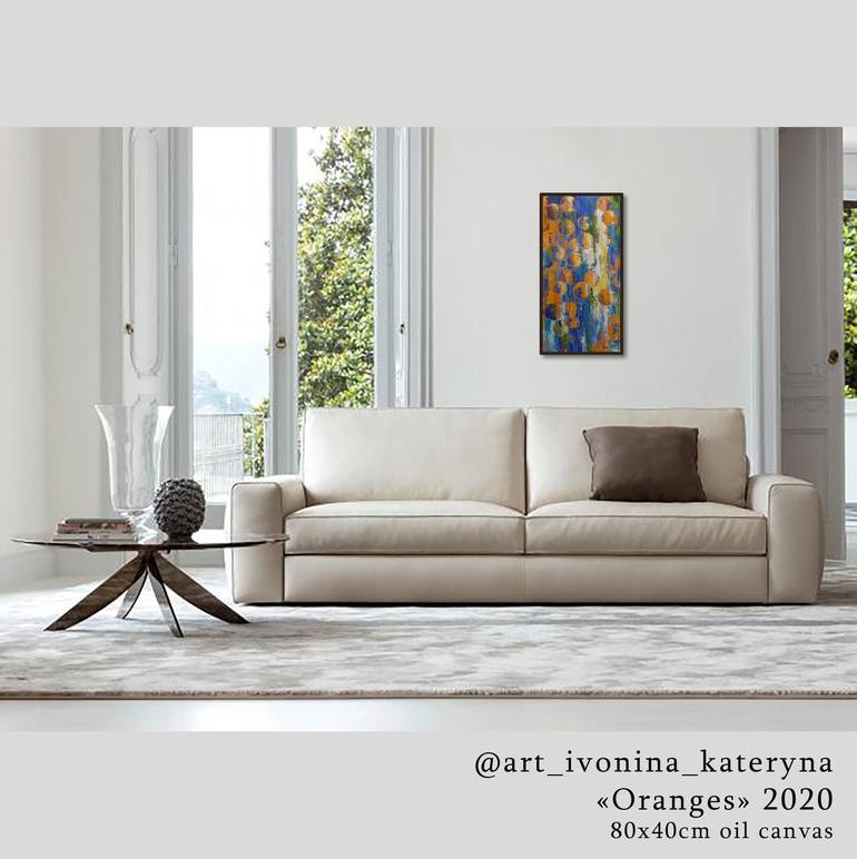 Original Fine Art Abstract Painting by Kateryna Ivonina