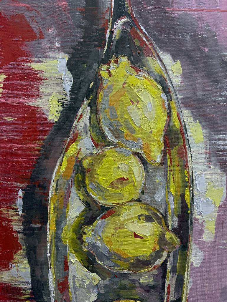 Original Abstract Still Life Painting by Kateryna Ivonina