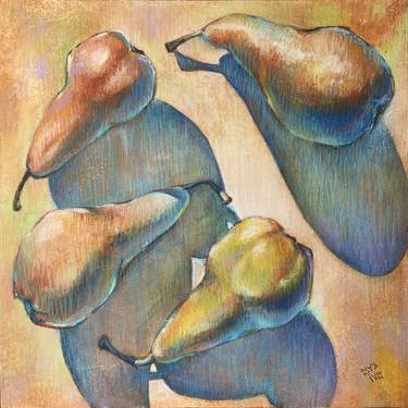 Pears in blue thumb