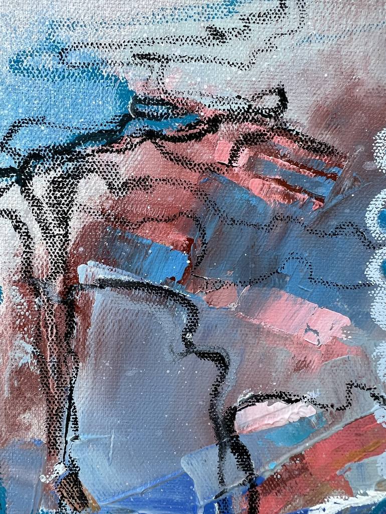 Original Abstract Expressionism Abstract Painting by Kateryna Ivonina