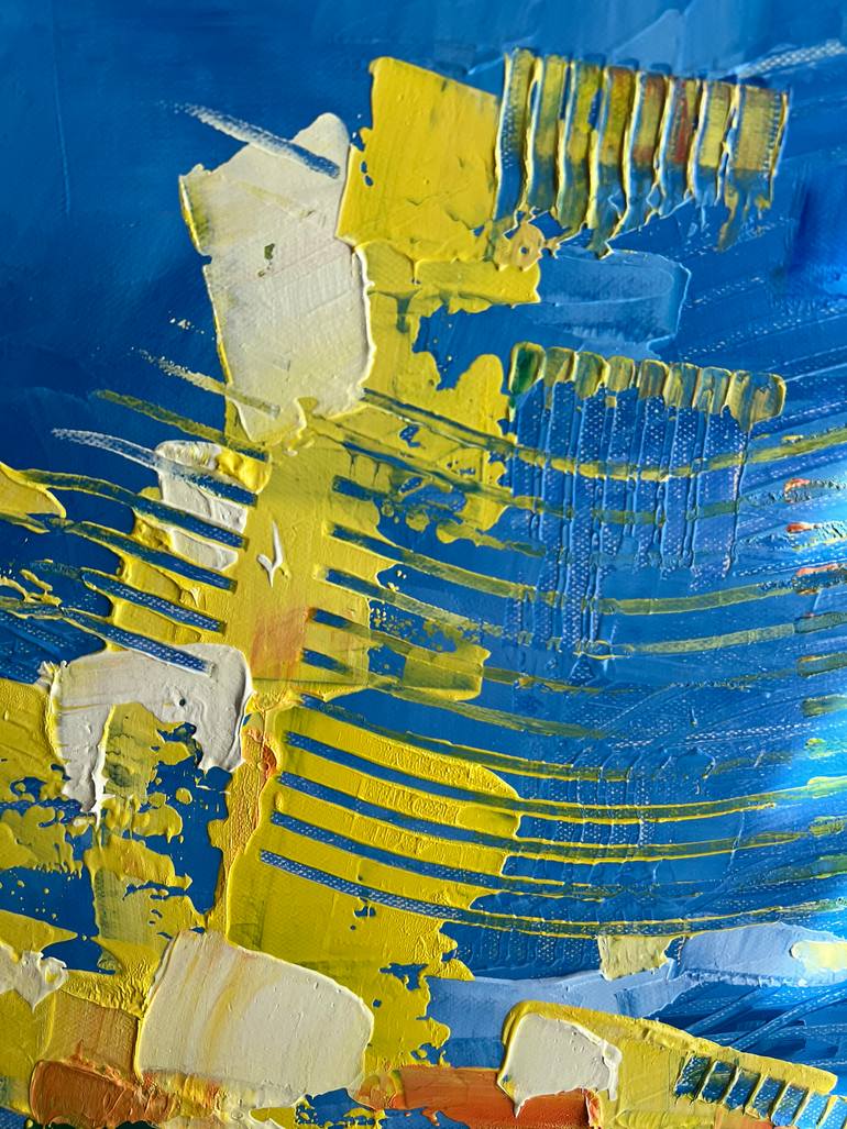Original Abstract Expressionism Abstract Painting by Kateryna Ivonina