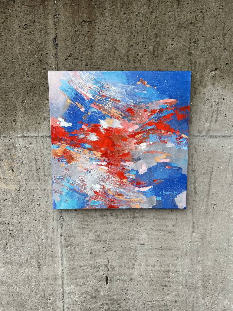 Original Abstract Expressionism Abstract Painting by Kateryna Ivonina