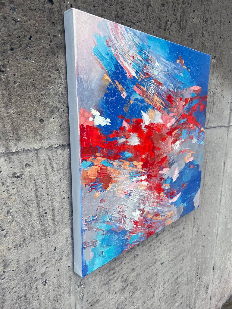 Original Abstract Expressionism Abstract Painting by Kateryna Ivonina