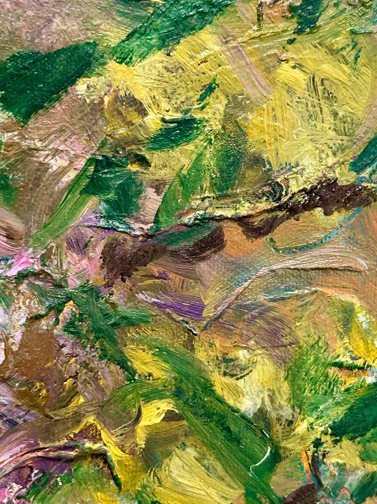 Original Abstract Expressionism Abstract Painting by Tina Lustig