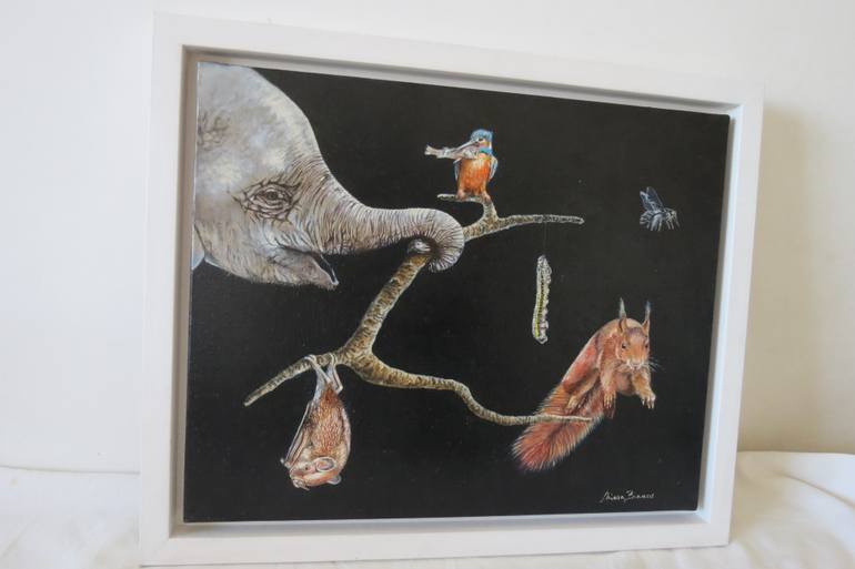 Original Figurative Animal Painting by Chiara Bianco