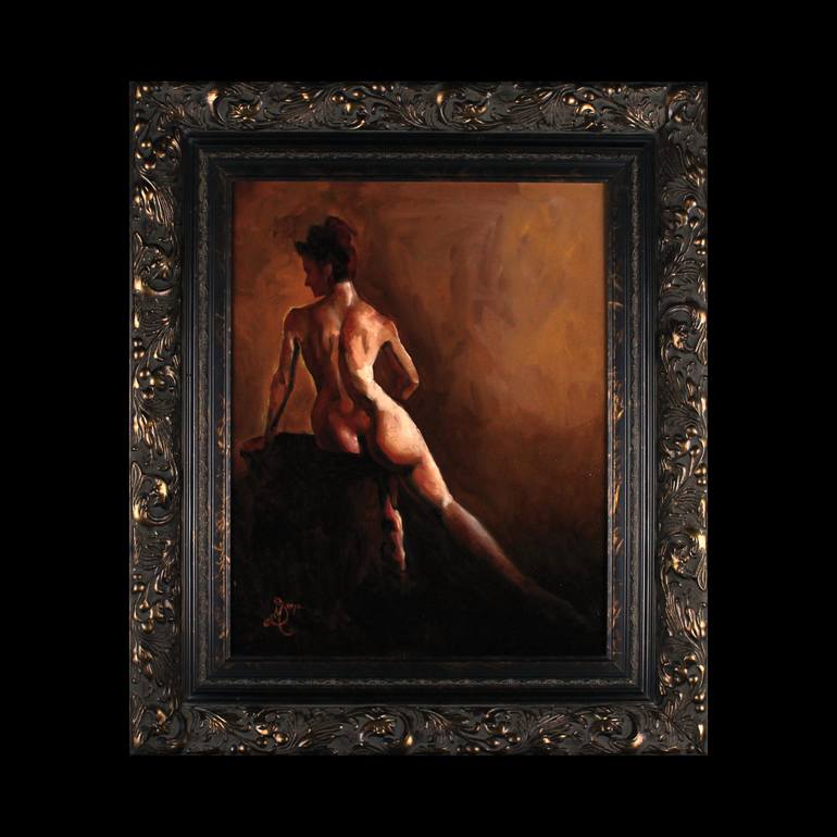 Original Figurative Nude Painting by Michael Swingler