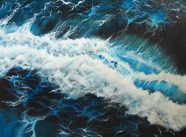 Print of Realism Seascape Paintings by Shveta Saxena