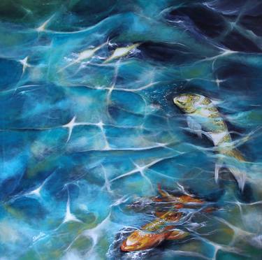 Print of Fish Paintings by Shveta Saxena