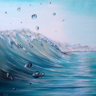 Original Photorealism Seascape Paintings by Shveta Saxena