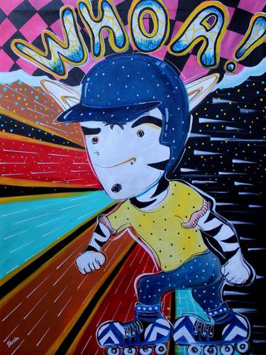 Original Pop Art Cartoon Paintings by Shveta Saxena