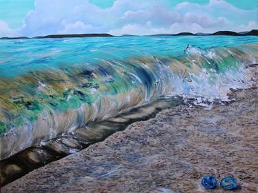 Print of Surrealism Seascape Paintings by Shveta Saxena