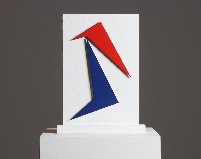 Original Minimalism Geometric Sculpture by Per Karlsson
