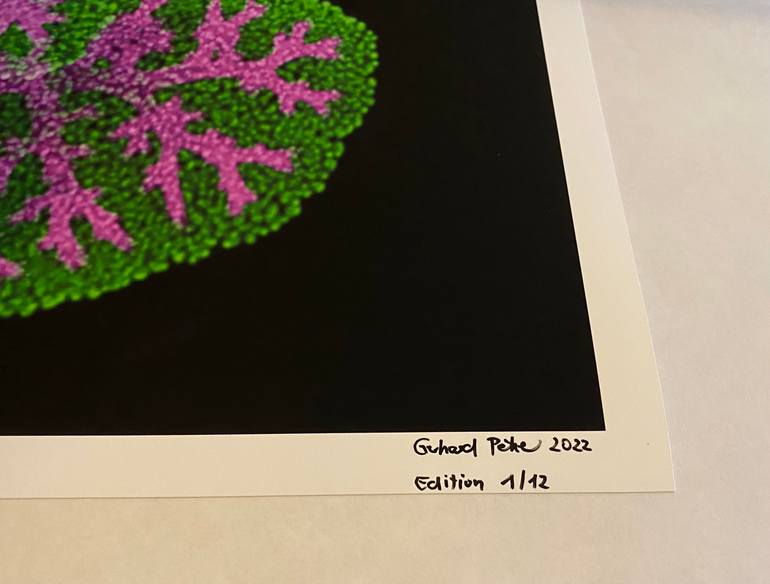 Original Abstract Animal Mixed Media by Gerhard Petzl