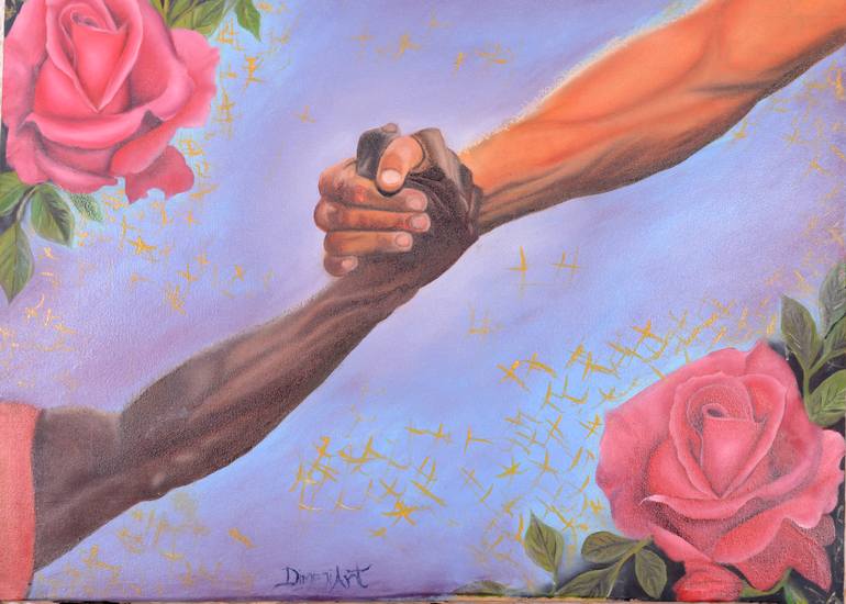 Helping Hands Original Art Helping Hands Original Art