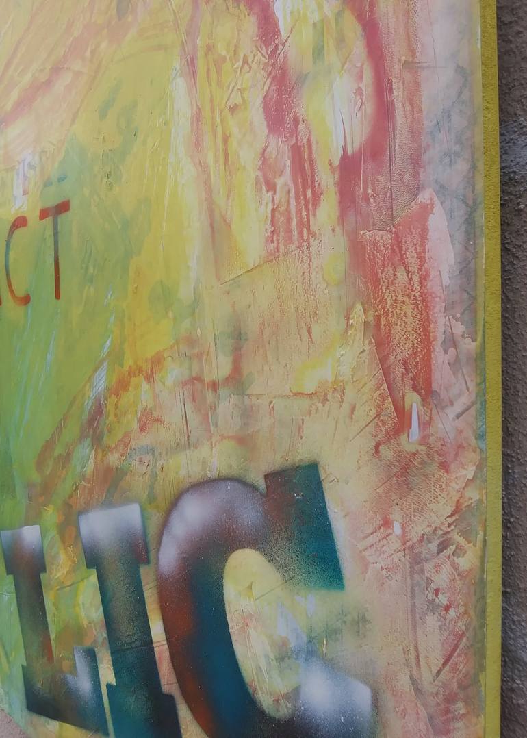 Original Abstract Graffiti Painting by Zoran Crnkovic