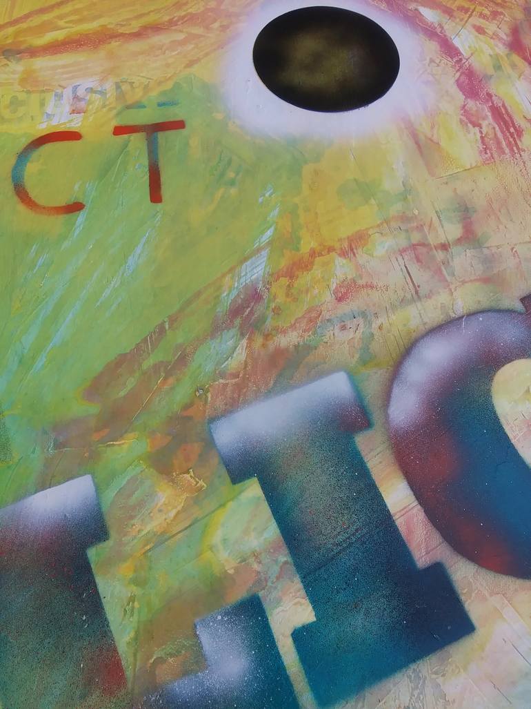Original Abstract Graffiti Painting by Zoran Crnkovic