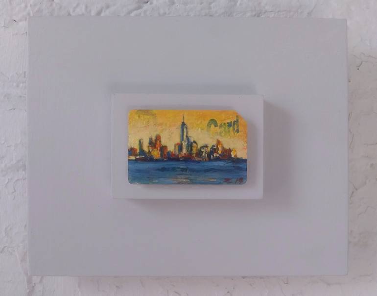 Original Expressionism Cities Painting by Zoran Crnkovic