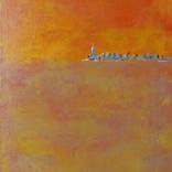 OrangeRed Cityscape by Zoran Crnkovic