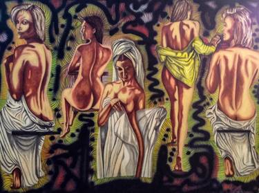 Original Nude Paintings by Huseyin Ak