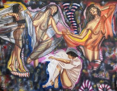 Original Nude Painting by Huseyin Ak