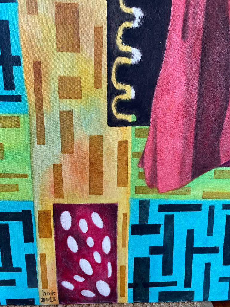 Original Expressionism Nude Painting by Huseyin Ak