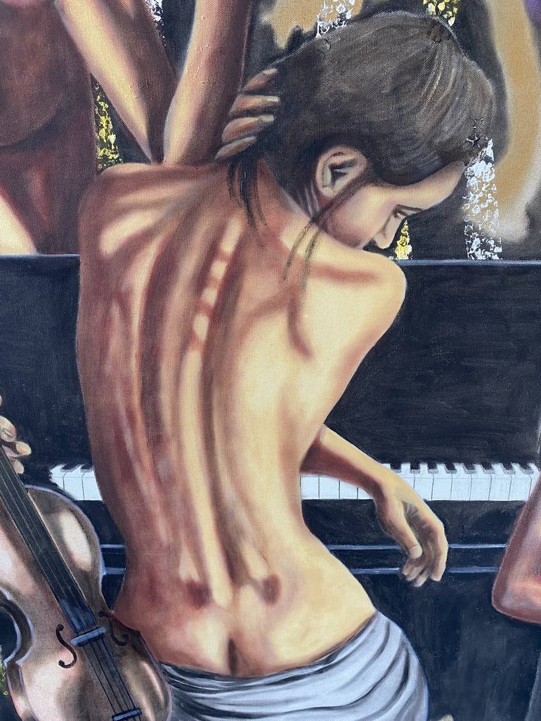 Original Music Painting by Huseyin Ak