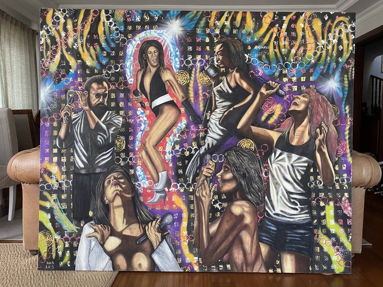 Original Pop Culture/Celebrity Painting by Huseyin Ak