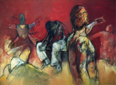 Original Figurative People Paintings by Monica Luza-Windolph