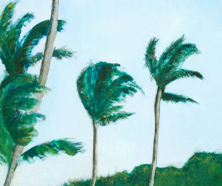 Original Conceptual Landscape Painting by Monica Luza-Windolph