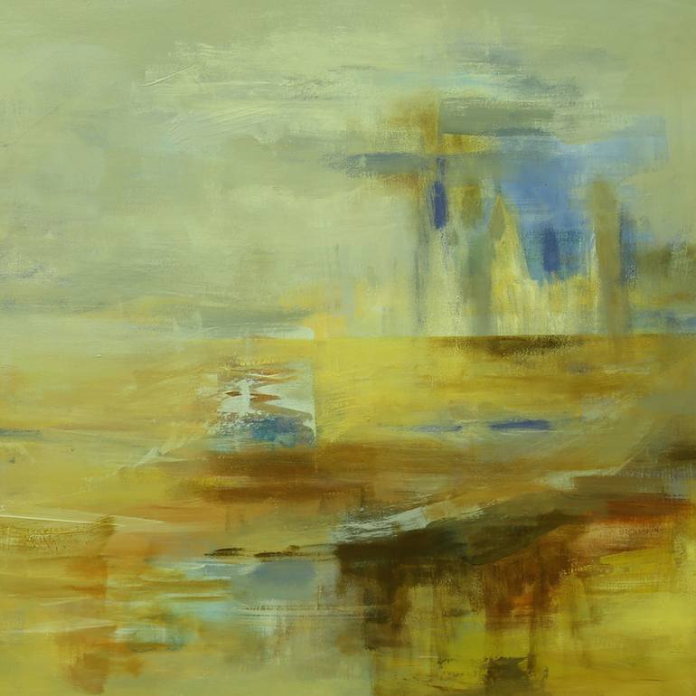 Original Abstract Expressionism Landscape Painting by Monica Luza-Windolph