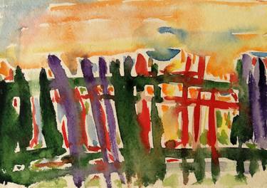 Sunset Fence Meditation thumb