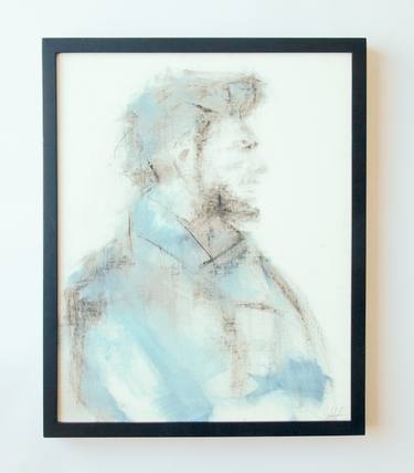 Original Abstract Portrait Drawings by Amy Heywood
