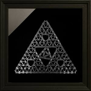 Collection Triangular magnetic mandalas.