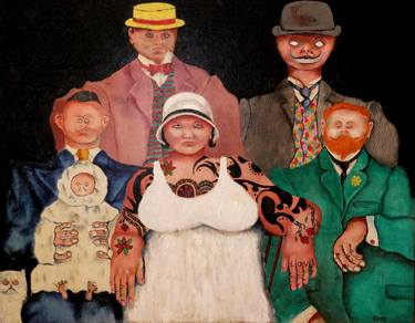 Print of Figurative Family Paintings by Gary Wilcox