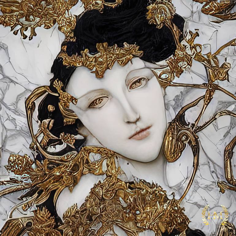Original Abstract Women Digital by Hel Mort