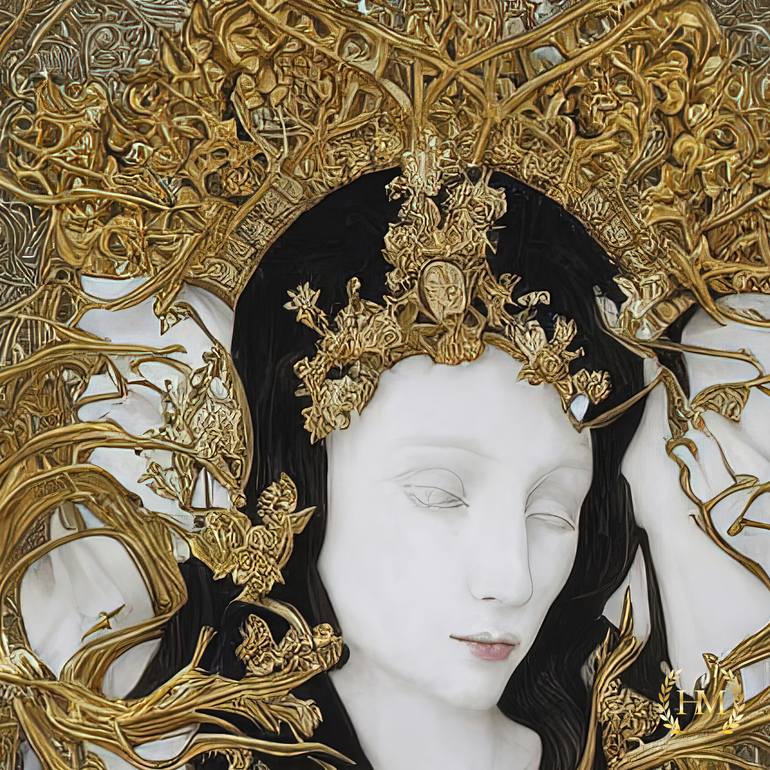 Original Abstract Women Digital by Hel Mort