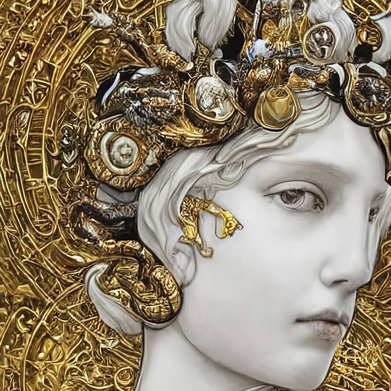 Original Abstract Women Digital by Hel Mort